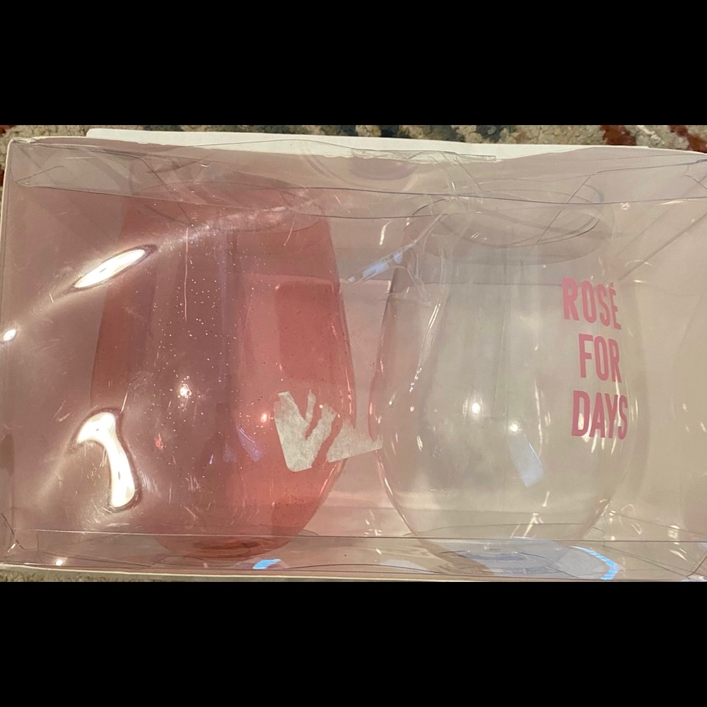 Slant Wine Glasses